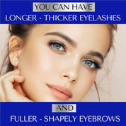 Grow longer, thicker lashes and fuller, shapelier eyebrows with our advanced growth serum set.